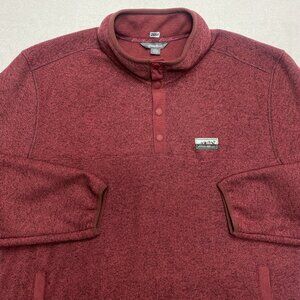 Eddie Bauer Maroon Pullover Sweatshirt